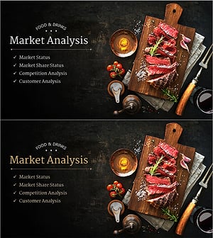 Restaurant Business Plan Template Section Slide - Market Analysis