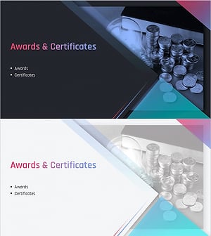 Successful Corporate Branding Template Section Slide – Awards & Certificates Introduction