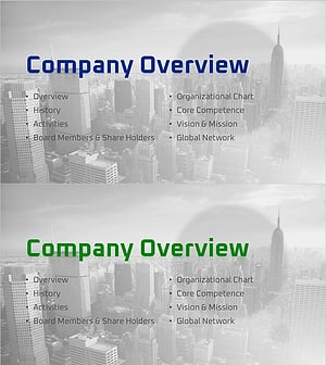 Global Group Company Profile Template Section Slide