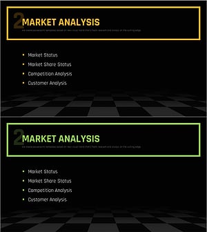 Chess Themed Business Strategy Template Section Slide
