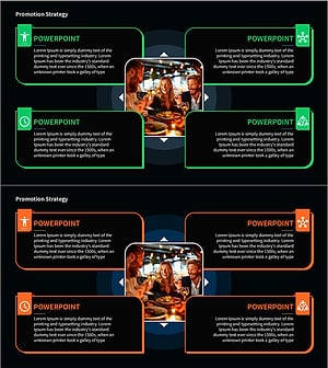 프로모션 전략을 효과적으로 전달하는 슬라이드 템플릿