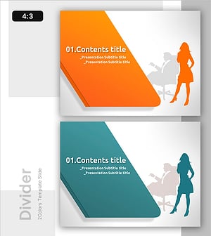 Business Silhouette Divider Slide – Professionalism and Creativity