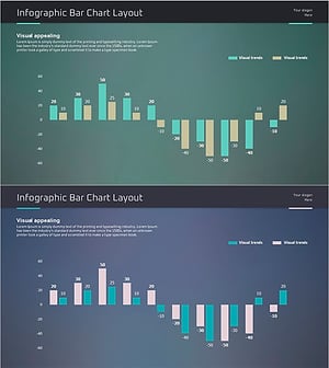 아이디어 프레젠테이션 와이드 템플릿으로 매출 현황 시각화 – 성공과 도전