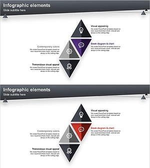 레이아웃 디자인 템플릿 – 인포그래픽 요소