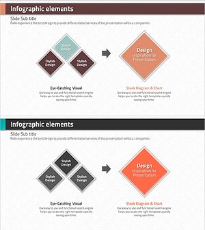 Rhombus Template for Visualizing Business Strategies – Efficient Marketing and Promotion Plans