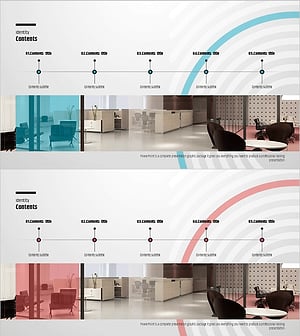 아이덴티티 프레젠테이션 템플릿 – 목차 디자인