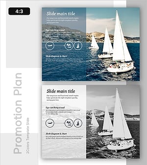 Linear Diagram Slide for Boat Package Promotion