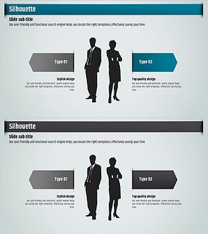 아이디어 도출 템플릿 – 실루엣 디자인