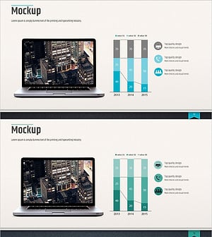 모던 비즈니스 PPT 템플릿 – 사업 추진 전략과 시장 분석