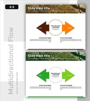 등산PPT 추진 방향 다이어그램 - 도전과 성공