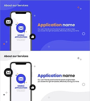 앱 서비스 소개 슬라이드 – 사용자 친화적 디자인