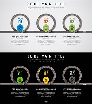 로드맵 다이어그램 템플릿 - 사업 전략을 시각화하다