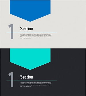 온라인 프레젠테이션 템플릿 간지 – 섹션 구분