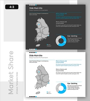 한국 시장 점유율 시각화 – 데이터 중심 인사이트