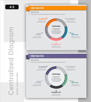 세련된 디자인의 시각적 매력을 강조한 프레젠테이션 템플릿
