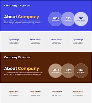 회사 개요 페이지 – 프로페셔널한 소개