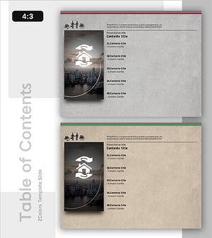 Contents Overview – City Real Estate Template