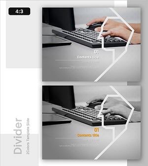 픽토그램 개념 비즈니스 PPT 간지 – 효율적인 정보 전달
