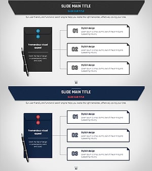 비즈니스 플랜 템플릿 순서 다이어그램 – 효율적인 운영을 위한 슬라이드