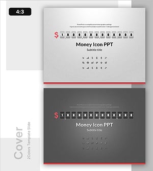 금융 계획 및 투자 전략 PPT 표지