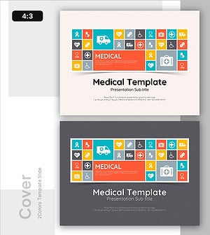 의학 연구 발표자료 PPT표지 - 전문성과 신뢰성