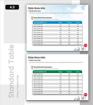 테이블 템플릿을 활용한 데이터 요약 – 효율적인 계획 수립