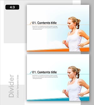 액티비티 운동 템플릿 간지 Section Divider – Movement & Motivation