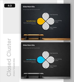 시장 점유율 도넛형 원 그래프 – 비즈니스 전략과 비전