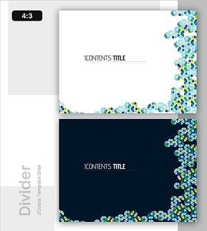 디자인 패턴 슬라이드로 간지 있는 섹션 커버