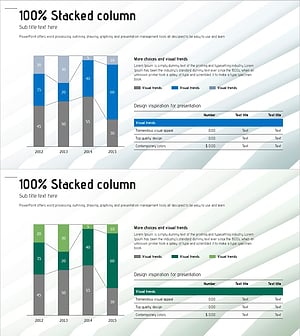 구조 템플릿 세분형 세로막대 그래프 – 시장 동향 및 성과 분석