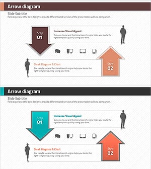 마름모 템플릿 흐름 다이어그램 – 효과적인 고객 분석 도구
