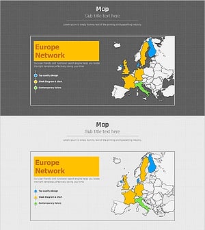 모눈종이 템플릿 지도1 – 유럽 네트워크 시각화