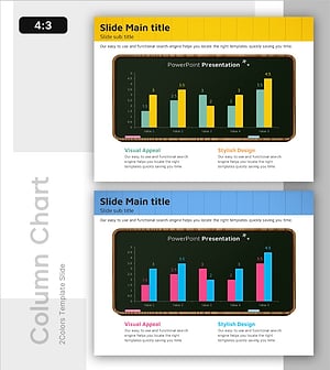 학습 항목 비교를 위한 묶음형 세로막대 그래프