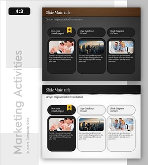 마케팅 활동 슬라이드 – 효과적인 전략과 시각적 매력
