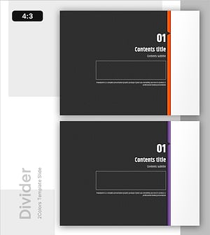모던 디자인 PPT 간지 – 전문가를 위한 섹션 커버 슬라이드