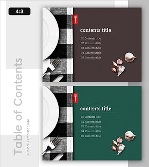건강한 식재료 푸드 템플릿 목차 – 신선하고 건강한 식재료 소개