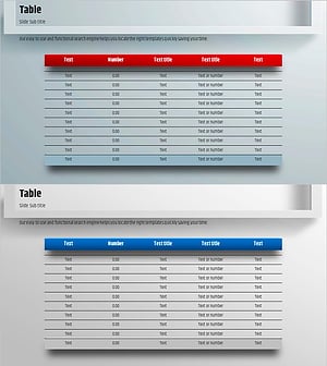 사각형 프레임 템플릿으로 재무 성과 시각화 – 효율성과 명확함