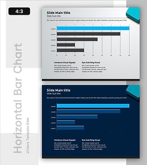 Sky Blue Horizontal Bar Chart – Insights Through Visualization