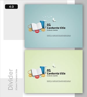 Children's Educational Book Template Section – Slides for Creative Learning