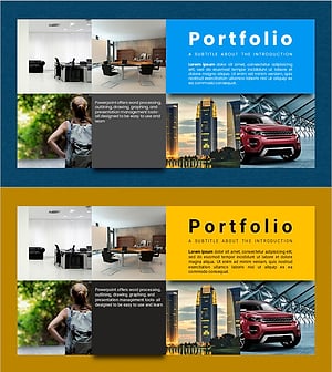 터치 와이드 슬라이드 템플릿 – 포트폴리오