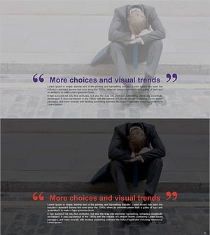 Layout Design Presentation Template for Overcoming Situations