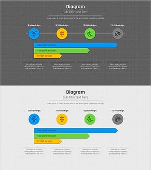모눈종이 템플릿 다이어그램 – 사업추진 전략 명확화