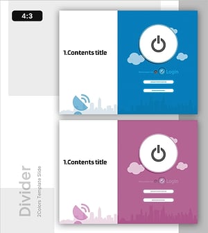 Internet PowerPoint Template Divider Slide - Enhance Your Content with Stylish Design