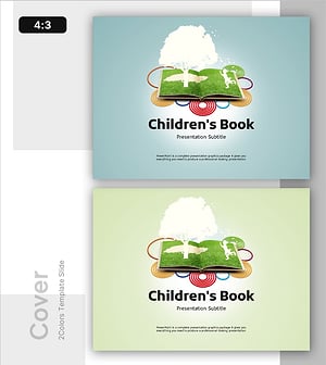 어린이 교육도서 템플릿 표지