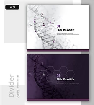 DNA PPT 간지 슬라이드 – 전문성과 혁신