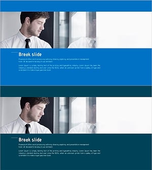 구조 템플릿 이미지&텍스트 – 고객 성공 사례 발표