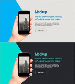 온라인 템플릿 목업 – 디지털 마케팅 전략 소개