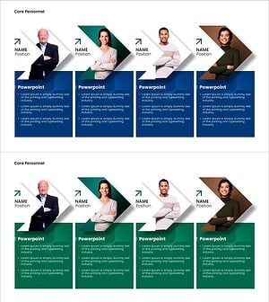 전문 의료진 및 핵심 인력 소개 – 팀의 역량을 강조한 슬라이드