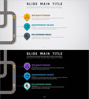 The Road Presentation Icon&Text – Unlocking Visual Potential