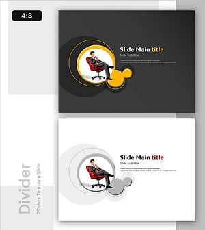 Group Business PPT Section Cover Leading Collaboration